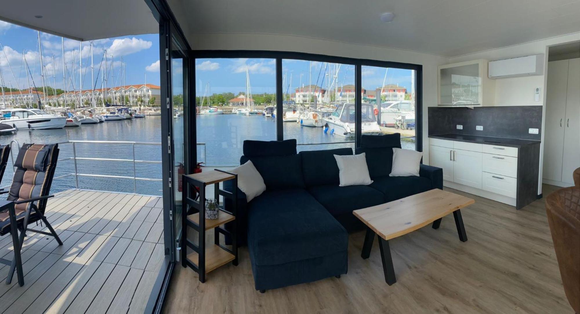 Urlaub Auf Dem Wasser Mit Einmaligen Ausblick - Well Hausboote Boltenhagen 10 外观 照片