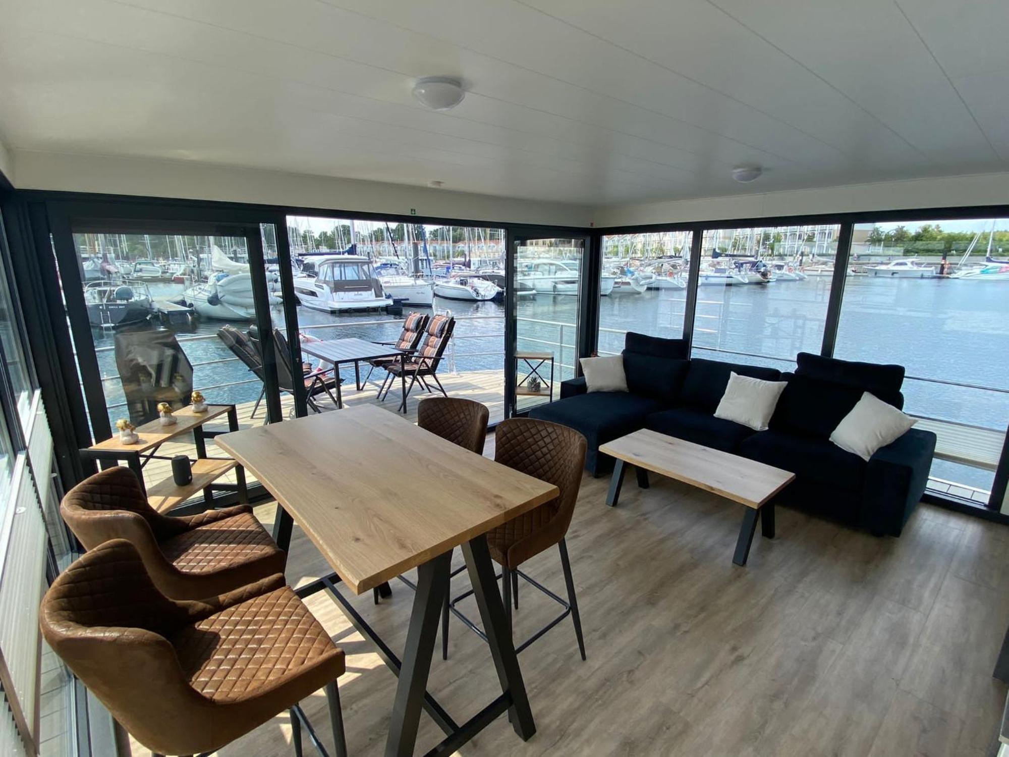 Urlaub Auf Dem Wasser Mit Einmaligen Ausblick - Well Hausboote Boltenhagen 10 外观 照片
