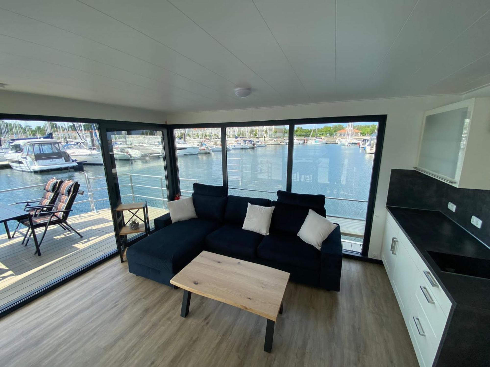 Urlaub Auf Dem Wasser Mit Einmaligen Ausblick - Well Hausboote Boltenhagen 10 外观 照片